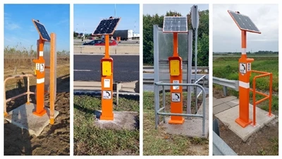 4G solcelledrevet nødsangtelefon: Forbedre sikkerhet på Ungarns M7 motorvei